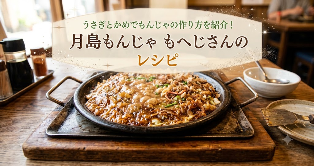 うさぎとかめでもんじゃの作り方を紹介!月島もんじゃ もへじさんのレシピ