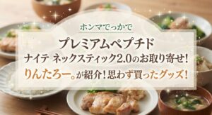 ホンマでっかでプレミアムペプチド ナイテ ネックスティック2.0のお取り寄せ！りんたろー。が紹介！思わず買ったグッズ！
