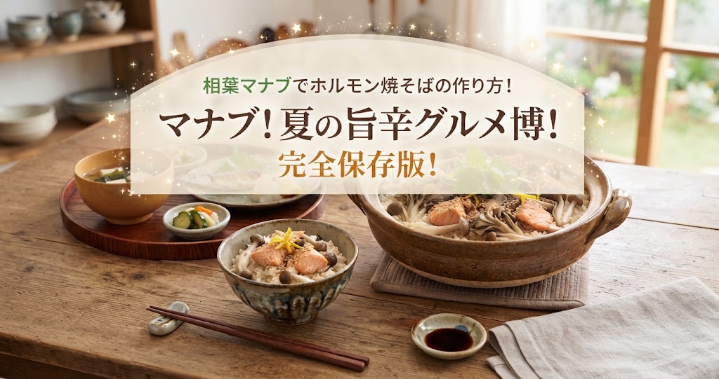 相葉マナブでホルモン焼そばの作り方!マナブ!夏の旨辛グルメ博!